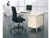 Bureau 720x1600x800mm 1 caisson gris clair piètement RAL7035