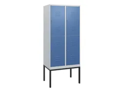 dubbeldekse locker,HxBxD 1950x800x500mm,2x2vak.,vak B 400mm