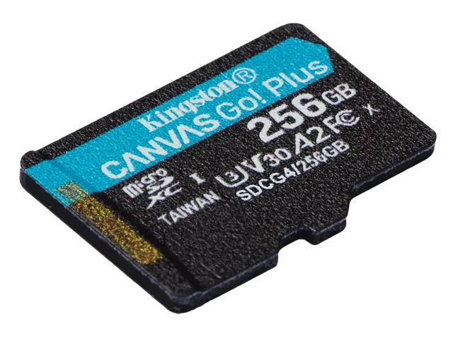 256GB microSDXC Canvas Go! Plus Gen4 200R A2 U3 enkel pakket zonder ad