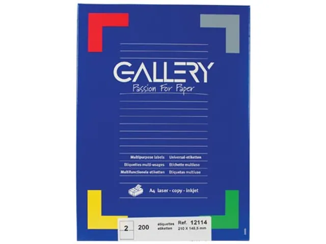Gallery Witte Etiketten 210x148.5 mm
