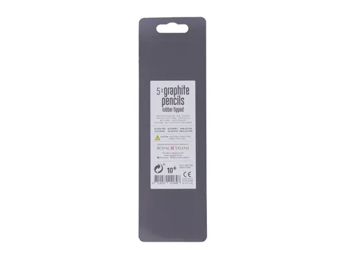 Potlood Bruynzeel Teens HB gumtip blister à 5 stuks