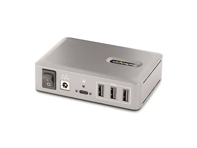 10-poorts USB-C hub desktop USB hub met 8x USB-A en 2x USB-C