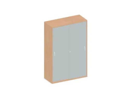 Schuifdeurkast 1540x1000x430mm Romp Beuken Decor Front Lichtgrijs