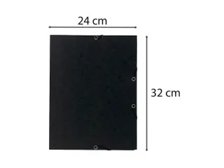 Elastomap3 klep. bedrukt 355g zwart - 4