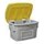 strooigoedbak,1000l,HxBxD 960x1800x1350mm,PE,grijs,deksel geel