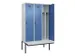 locker met bank,voor scheiding van kleding,HxBxD 2120x1200x815mm,3vak