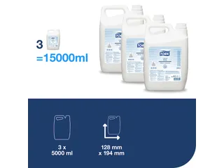 Tork 400505 Milde Vloeibare Zeep 3x5 Liter - 5
