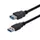1 Meter SuperSpeed USB 3.0 Verlengkabel A naar A - Zwart M/F