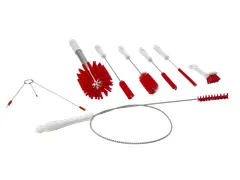 Hygiene 5358-4 Shake borstelset rood set speciale borstels FDA