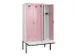 locker met bank,voor scheiding van kleding,HxBxD 2120x1200x815mm,4vak