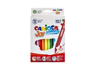 Viltstift Carioca Joy assorti set à 12 stuks - 1