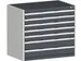 ladekast,HxBxD 900x1050x650mm,7lade(n),lade voor normale belastingen