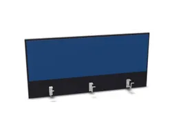 opzetpaneel,v. bureau,aanbouw achter,B 1200mm,CC-zwart,BN6016-blauw