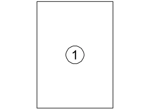 Etiket Quantore 210x297mm wit 100st Voordeelbundel