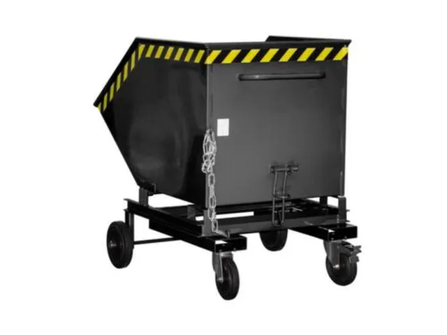 Kiepwagen,waterdicht,HxLxB 1220x1390x1070mm,0,6m³,draagverm. 300kg