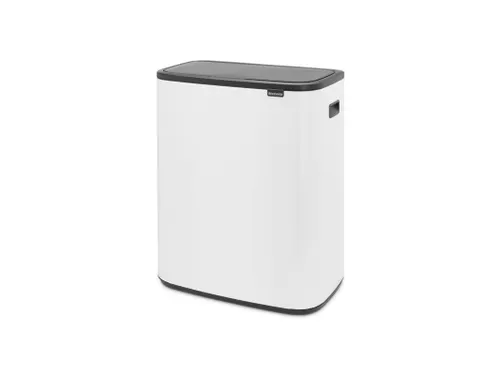 Afvalbak Bo Touch Bin 2x30 Liter Wit