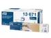 Serviette Tork 13671 Xpressnap Snack Extra douce 2 ép Pli-1/4 Blanc