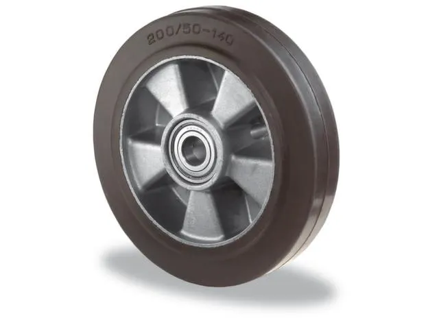 Reservewiel 150kg Elastische Banden 100x 40mm Aluminium Velg