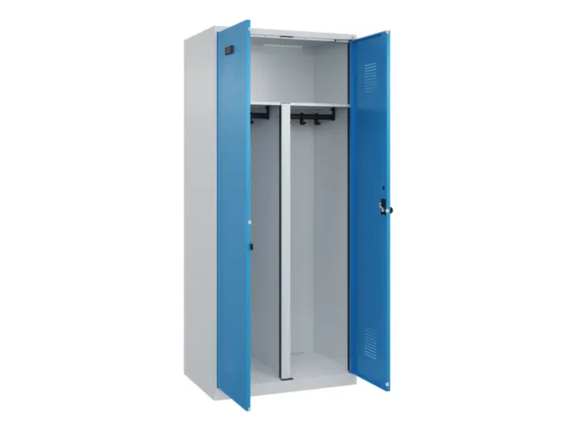 PBM-locker,HxBxD 1850x800x500mm,2vak,vak B 400mm,draaigrendel