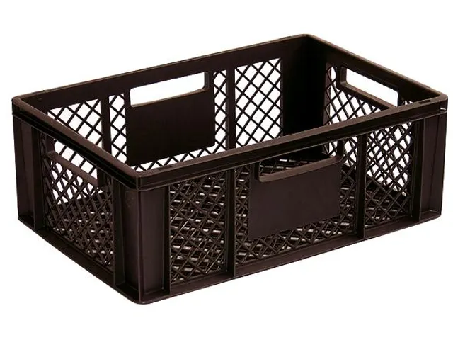 Euronorm Stapelkrat Pe 220x600x400mm 43liter Open Bruin