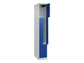 Z-garderobekast,HxBxD 1850x300x500mm,vak B 150/300mm,cil.-slot - 2