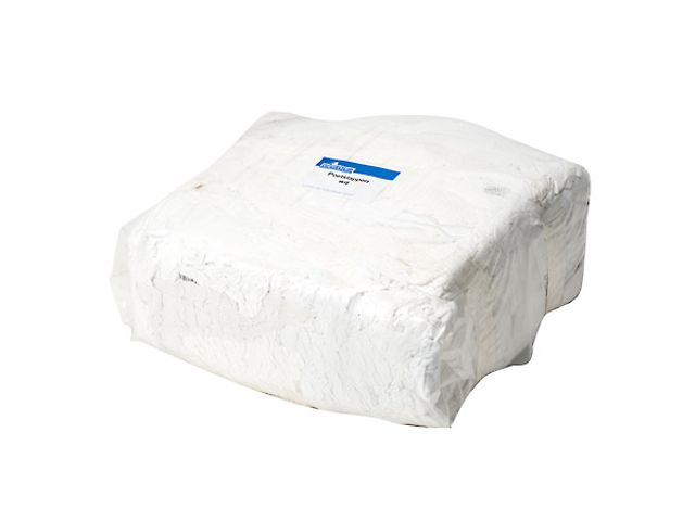 Euro Products Chiffon de nettoyage en coton blanc 1ère qualité Sac