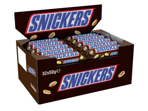Snoep Snickers reep 32x50 gram