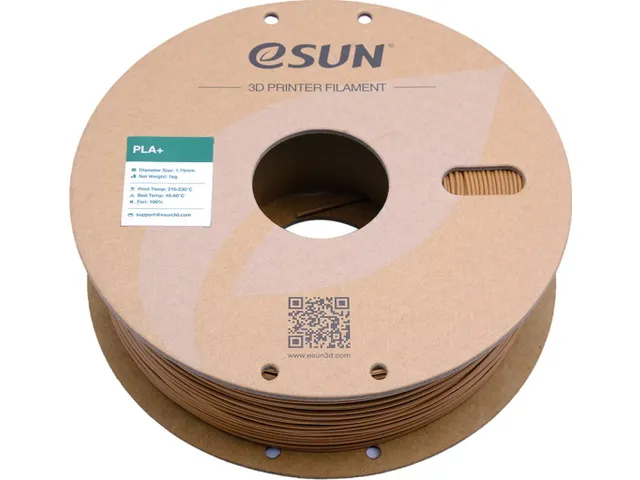 eSUN PLA+ 3D printer Filament 1,75mm Licht Bruin 1kg