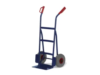 steekwagen 250kg steekplaat 400x180mm gewelfd staal TPE-banden - 1