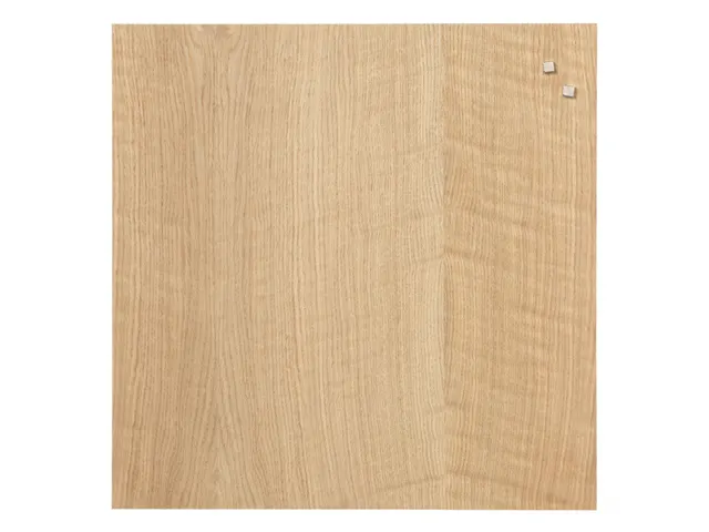 Glasmagneetbord Naga 45x45cm eiken