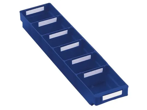 Stellingbak Extra Vlak Pp Hxbxd 65X120X500Mm Blauw