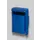 Afvalbak 40 Liter Wand/Paal Dak Blauw