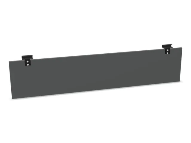 voile de fond p. bureau à haut. rég. l 1600mm MS-gris foncé