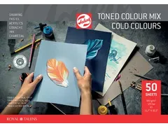 gekleurd tekenpapier, koude kleuren, ft A3 180g