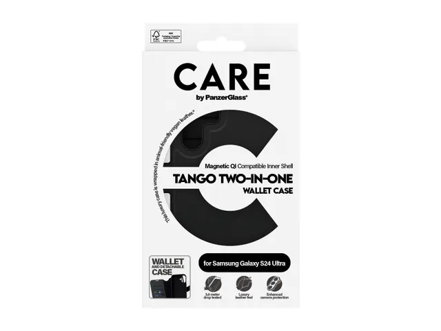 PanzerGlass CARE by Feature Case Tango Two-in-One Wallet w. Qi Comp