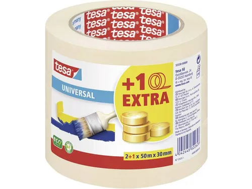 Afplaktape Tesa 55338 basic promo 30mmx50m 2+1