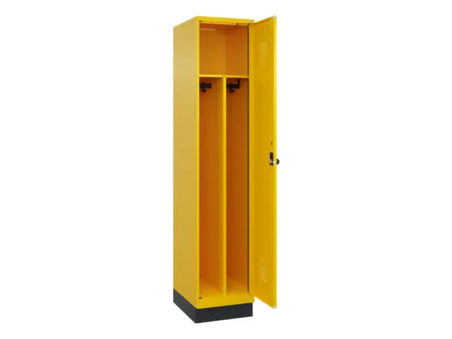 locker voor scheiding van kleding,HxBxD 1950x400x500mm,1vak