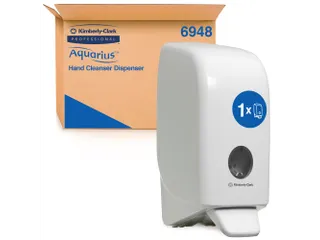 Handzeepdispenser Aquarius 1 liter wit 6948 - 1