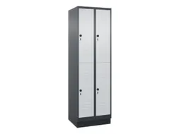 dubbeldekse locker,HxBxD 1950x600x500mm,2x2vak.,vak B 300mm
