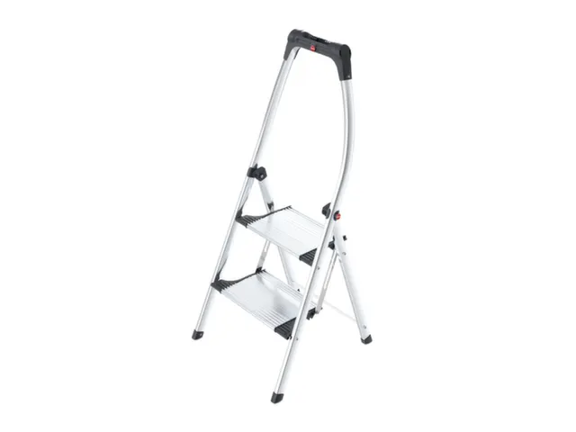 vouwtrapje bordes H 490mm 2treden aluminium