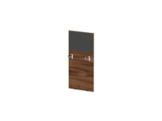 baliepaneel bureau aanbouw links NP-tiepolo nut BN8010-antraciet 600mm - 1