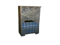 Afdekhoes V. 2 Gestapelde Gaascontainer 1930x1250x850mm Transparant