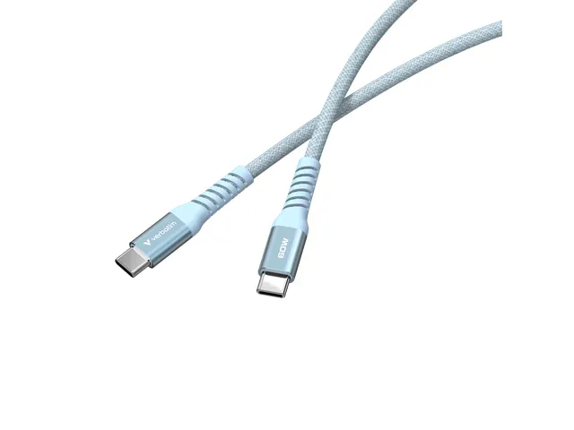 S+C Magnetische Usb-C Kabel Blauw 60W 31852 480Mbps 1.20m