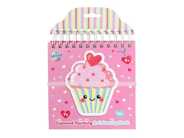 Livre de coloriage Moxy Diamondpainting 16x16cm