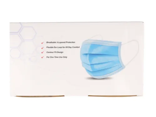Mondmasker Hynex IIR 3-laags 50 stuks blauw