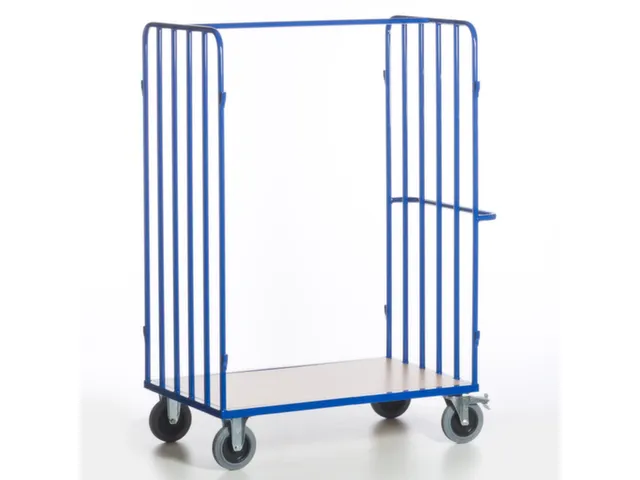 chariot de transport de colis,force 600kg,plateau Lxl 1200x800mm