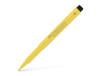 tekenstift Faber-Castell Pitt Artist Pen Brush 108 donker cadmium geel