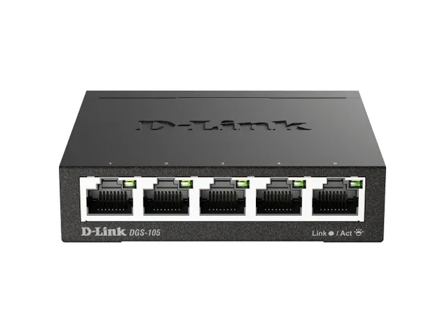 D-Link DGS-105/E DGS-105 Netwerk switch 5 poorten 1 GBit/s