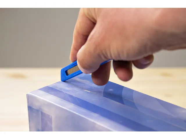 Cutter Westcott Office 9mm Manche En Plastique Bleu