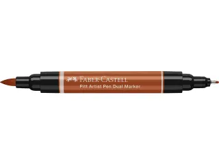 Tekenstift Faber-Castell Pitt Artist Pen duo marker 188 bloedrood - 4